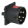 PCE CEE 32 A/400 V 5-pin Socket male Black