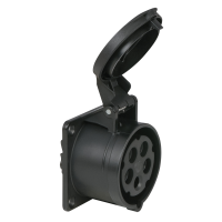 PCE CEE 16 A/400 V 5-pin Socket female Schwarz - IP44