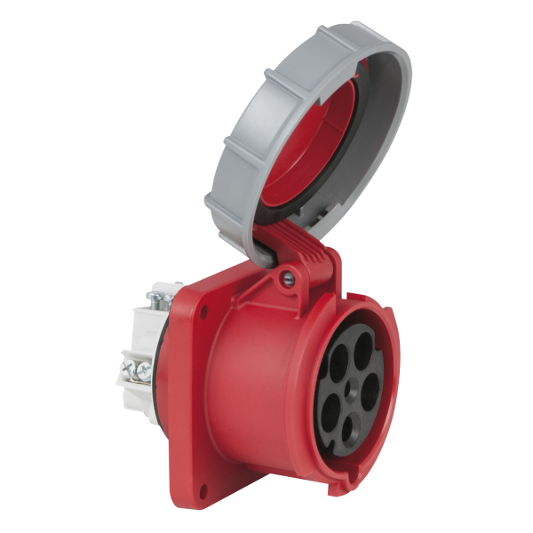 PCE CEE 63 A/400 V 5-pin Socket female Red