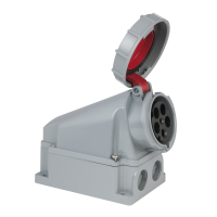 PCE CEE 63 A/400 V 5P Wallmount - female Rot - IP67