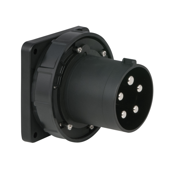 PCE CEE 125 A/400 V 5-pin Socket male Black