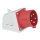 PCE CEE 32 A/400 V 5P Wallmount - male Rot - IP44