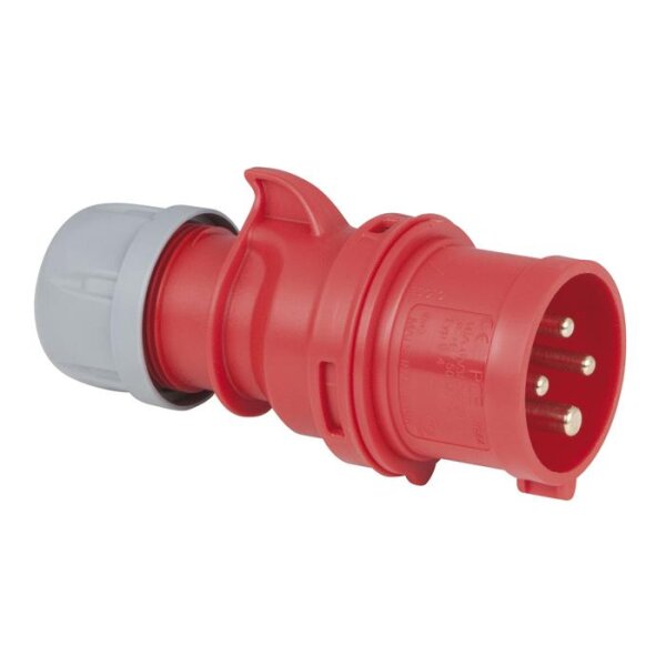 PCE CEE 16 A/400 V - 4P Plug male Red