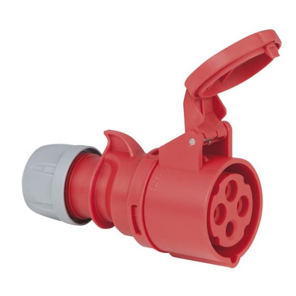 PCE CEE 16 A/400 V 4-pin Plug female Red