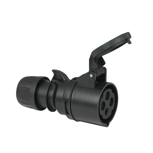 PCE CEE 16 A/400 V 4-pin Plug female Schwarz - IP44