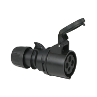PCE CEE 16 A/400 V 4-pin Plug female Black - Turbo...