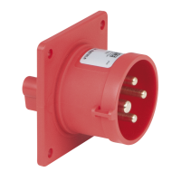 PCE CEE 16 A/400 V 4-pin Socket male Rot - IP44
