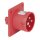 PCE CEE 16 A/400 V 4-pin Socket male Red