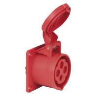 PCE CEE 16 A/400 V - 4P Plug female Red