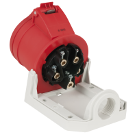 PCE CEE 16 A/400 V 5P Wallmount - female Rot - IP44