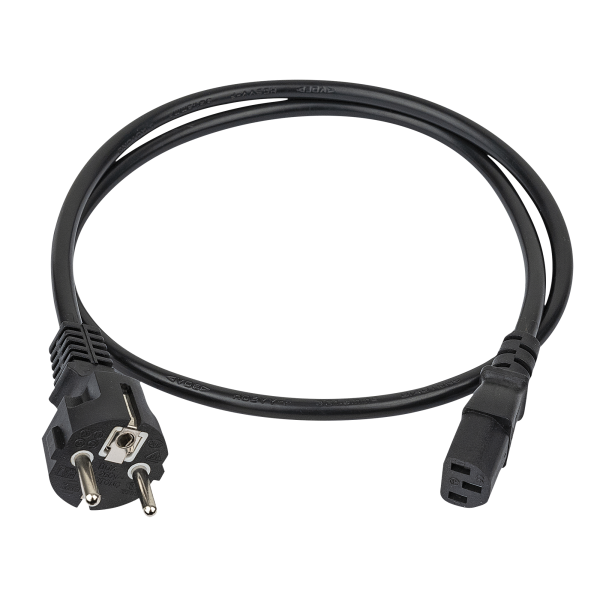 DAP Schuko Male to IEC C13 3x 1.5 mm² 1 m