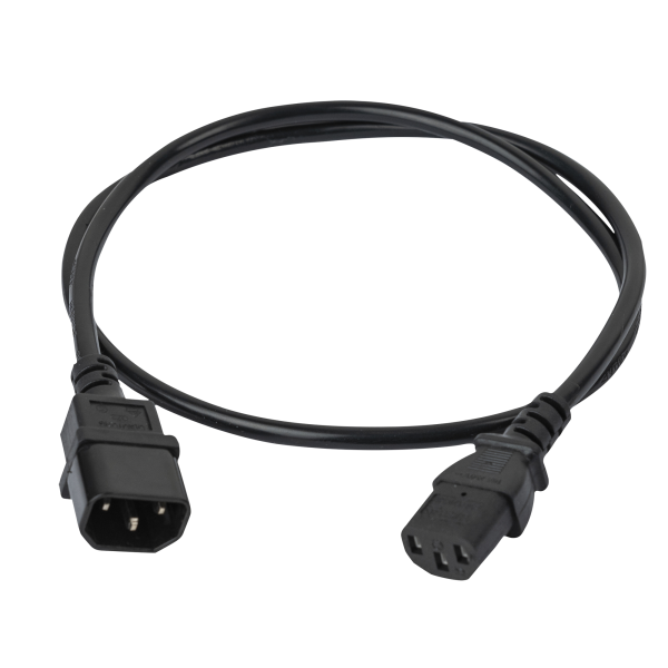 DAP IEC C13 Female to IEC C14 Male 3x 1.0 mm² 3 m