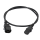 DAP IEC C13 Female to IEC C14 Male 3x 1.0 mm² 3 m