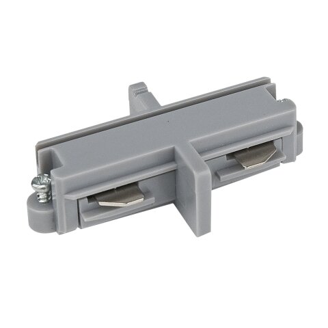 Artecta 1-Phase Straight Connector Silver - RAL9006