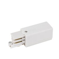 Artecta 3-Phase Left Feed-In Connector White - RAL9003