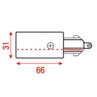Artecta 3-Phase Left Feed-In Connector Weiß (RAL9003)