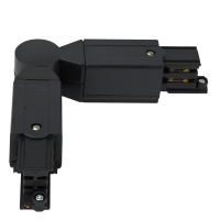 Artecta 3-Phase Corner Connector Schwarz (RAL9004)