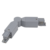 Artecta 3-Phase Corner Connector Silver - RAL9006