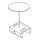 Artecta 3-Phase Ceiling Suspension Kit with 230V AC wire Silber (RAL9006) - mit max. 1500mm Stahldraht