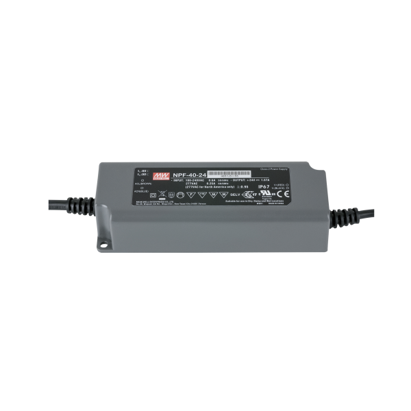 Meanwell Power Supply 40 W/24 V DC MEAN WELL NPF-40-24
