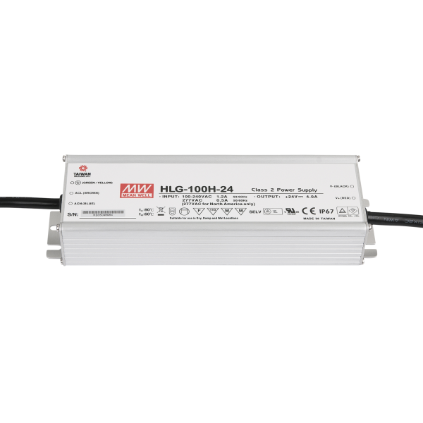 Meanwell LED Power Supply 100 W/24 V DC MEAN WELL HLG-100H-24
