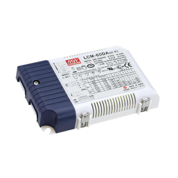 Meanwell LED Driver Universal MEAN WELL LCM-60DA - 60 W