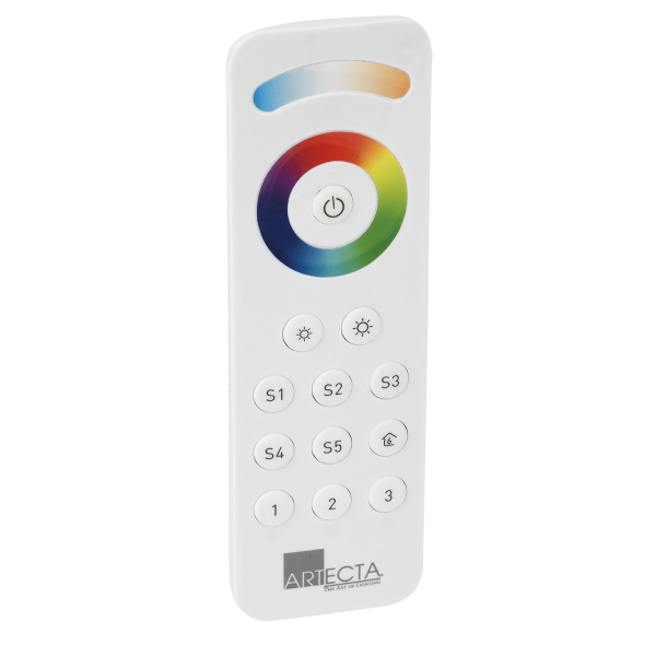 Artecta RGB+CCT Handheld Remote RF & Bluetooth connectivity
