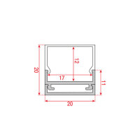 Artecta Profile Pro 11 Surface Länge: 2m