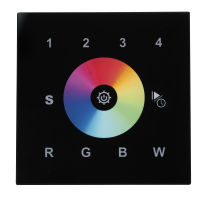 Artecta Play-XV Wall Panel RGBW Wi-Fi-DMX Black 4 zones