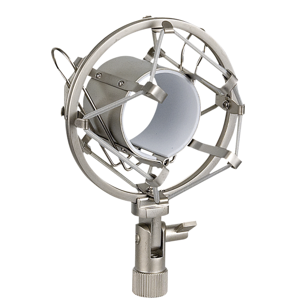 Showgear Microphone Holder 44-48 mm 5/8 Thread - anti-shock - grey