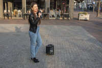 DAP PSS-106 Battery Speaker with Wireless Receiver 6.5" Battery Speaker, incl. Wireless Handheld Microphone