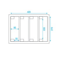 Showgear Case for 4x Flat Par Value Line