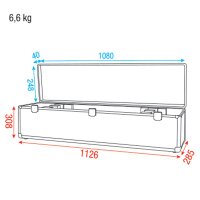 Showgear Case for 4x LED Bar Value Line