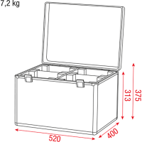 Showtec Case for 4x Kanjo 10 / 60 Value Line