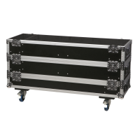 Showtec Case for 12x Sunstrip Active 3 stackable sections with accessory compartment