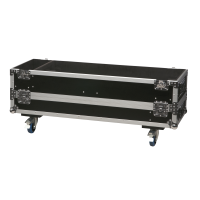 Showtec Case for 12x Sunstrip Active 3 stackable sections with accessory compartment