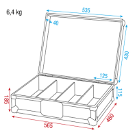 Showgear Case for 170 CDs Flight Case