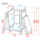 Showgear Combi Case 10U + 10U top