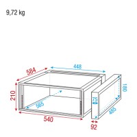 Showgear Double Door Case 4HE