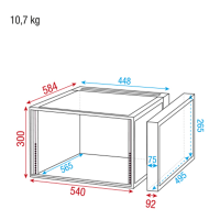 Showgear Double Door Case 6U