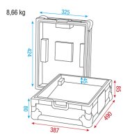 Showgear Case for Pioneer/Technics mixer Case für Pioneer/Technics Mischer