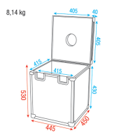 Showgear Case for 40 cm Mirror Ball Also fits Showtec Illumisphere 30