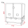 Showgear Case for 100 cm Mirror Ball With protective foam and swivel castors with break