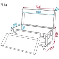 Wentex Pipe & Drape Case for FOH Kit For up to 19 m (62 ft) wide