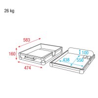 Showgear Case for Pioneer DJM-V10 Flight Case