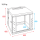 Showgear RCA-WMH-9 9U 19" Patch Panel Rack, Wandmontage, aufklappbare Rückseite