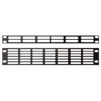 Showgear 19 inch Ventilation Panel Black 1HE