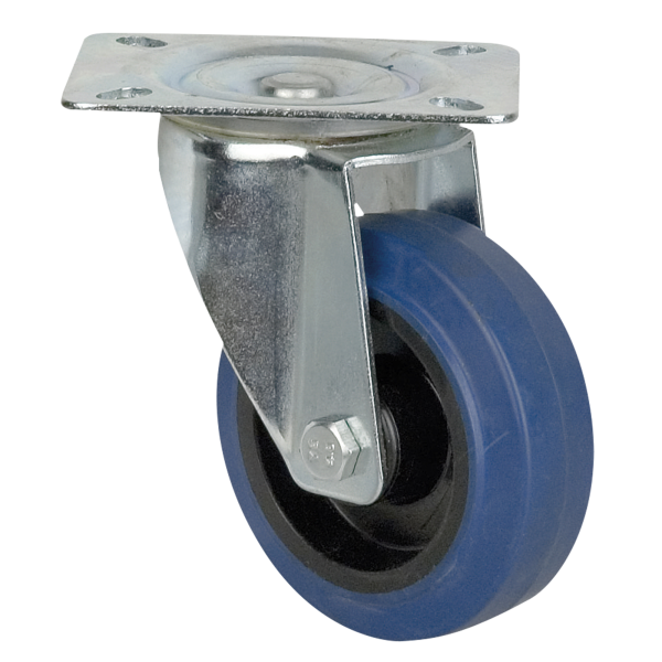 Showgear Swivel Blue Wheel 100 mm - without Brake