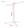 Showgear Microphone Stand - Lite 890-1460 mm, Basisteil aus Kunststoff