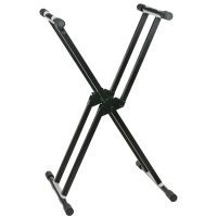 Showgear Keyboard Stand Double frame - detachable foot -...